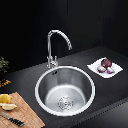 Durable Stainless Steel Sink with Drain Basket