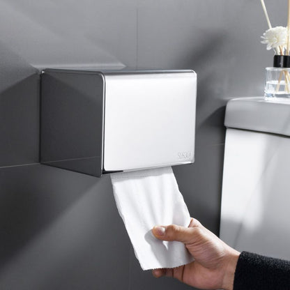 Modern Chrome Bathroom Accessory Set - Halri
