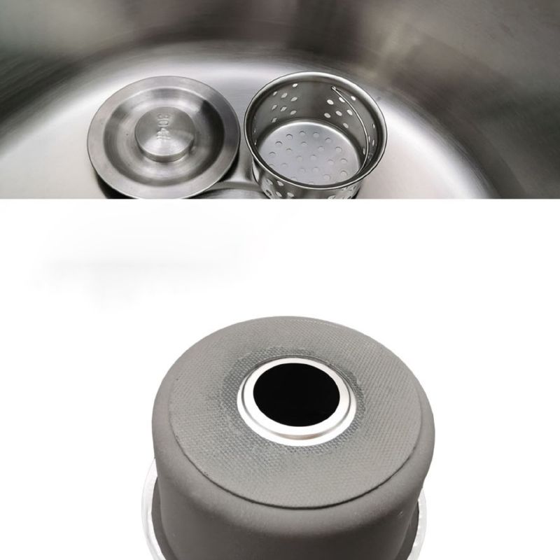Durable Stainless Steel Sink with Drain Basket
