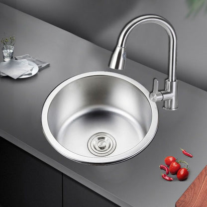 Durable Stainless Steel Sink with Drain Basket