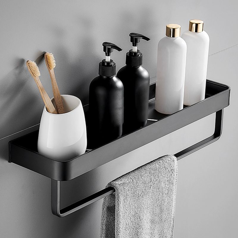 Sleek Metal Bathroom Storage Rack