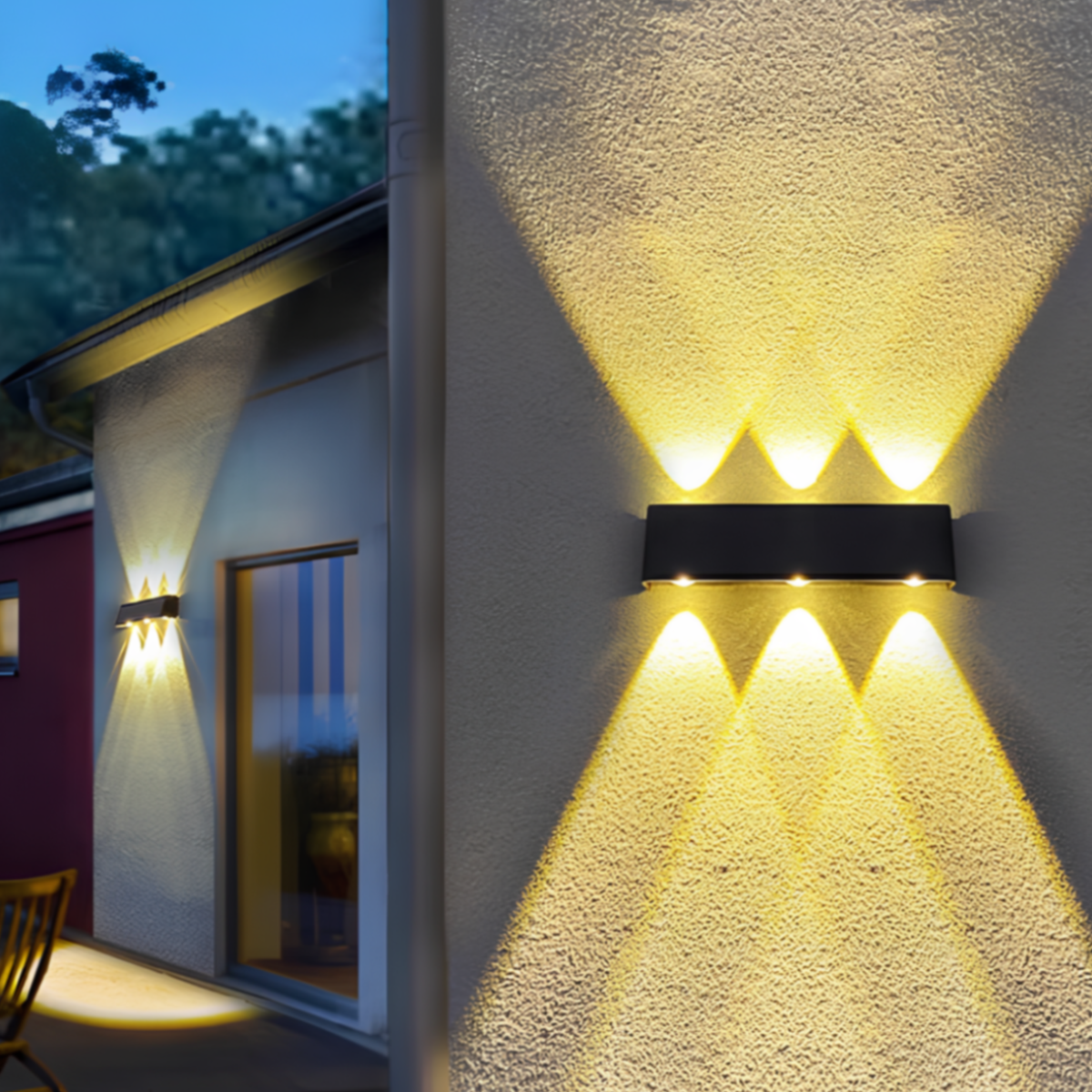 Eco Friendly Outdoor Solar Wall Light - Halri