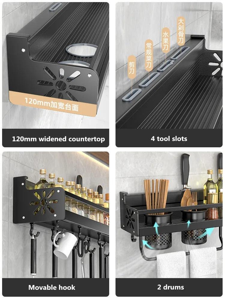 Space Saving Kitchen Shelf Storage Organizer