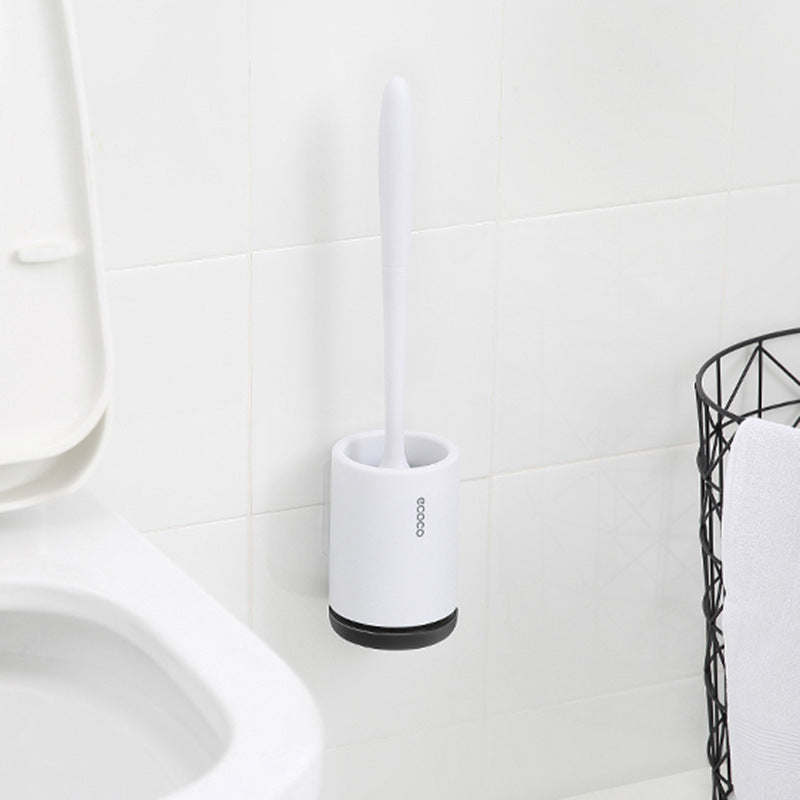 Soft Grip Toilet Brush with Holder