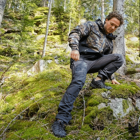 Rugged Outdoor Cargo Pants Heavy Duty Work Trousers