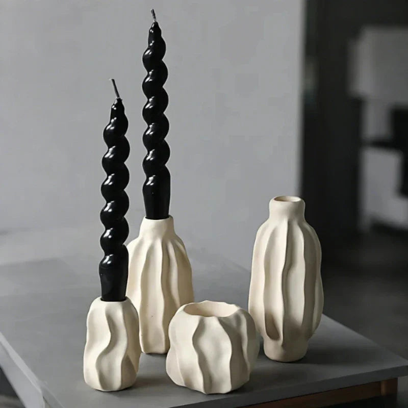 Elegant Metal Candle Stand
