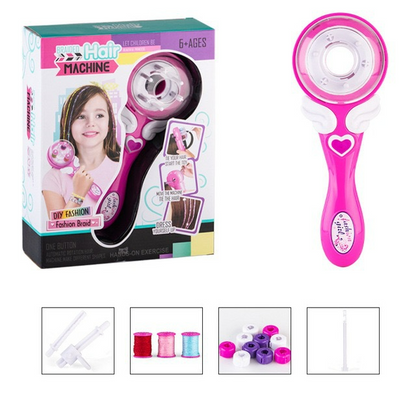 Easy Kids Hair Braider Kit with Beads & Accessories