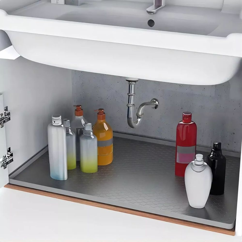 Durable Kitchen Sink Base Waterproof Protector Mat