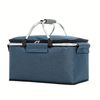 Portable Insulated Lunch Box 18L Compact Food Cooler Bag