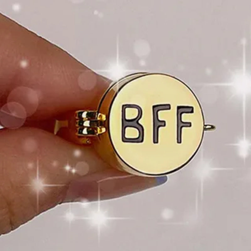 Heartfelt Symbolic BFF Ring
