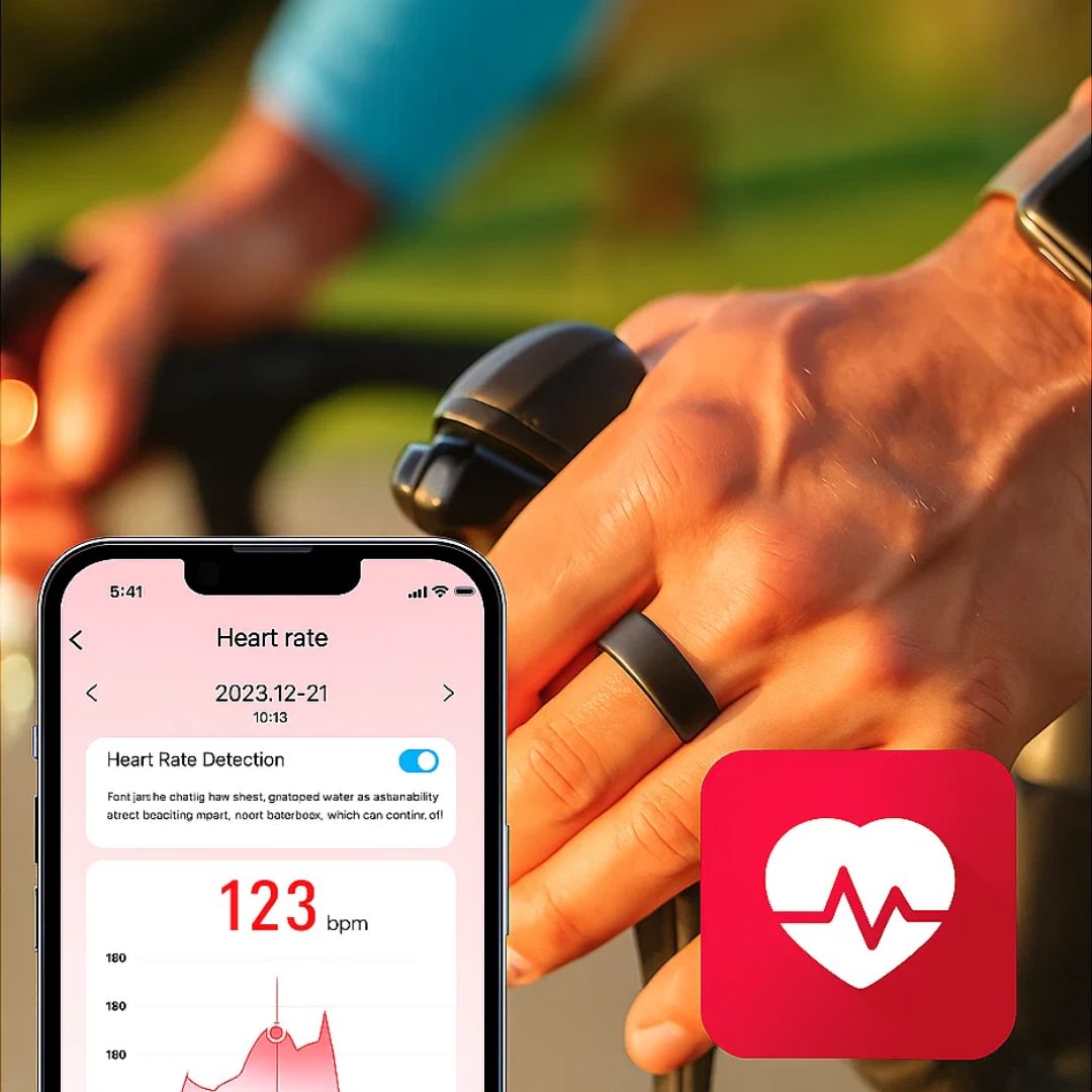 Fitness Tracker Ring | Waterproof Activity Monitor