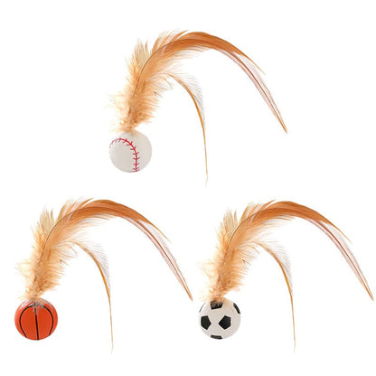 Fun Feather Teaser Toy for Cats - Halri