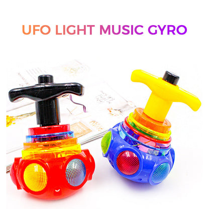 Fun Music Spin Top Toy with Launcher