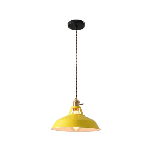 Retro Style Pastel Pendant Light
