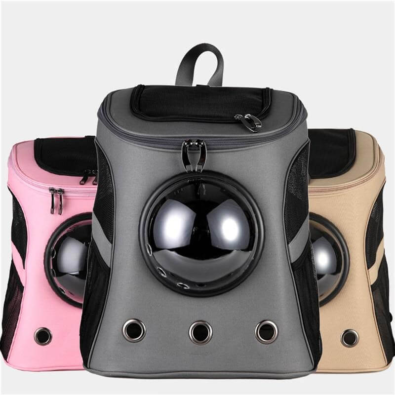 Large Window Cat Backpack - Cozy Pet Travel Carrier