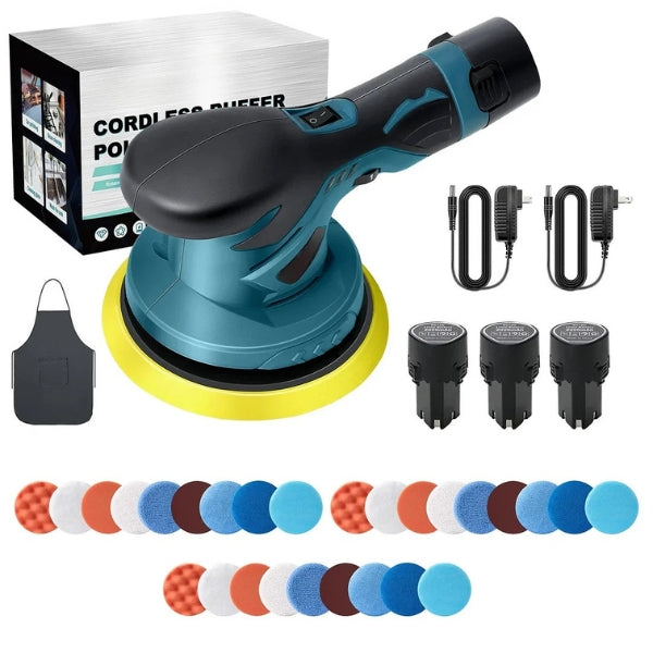 Portable Auto Buffer Polisher | 6-Speed Adjustable, Compact & Long Lasting