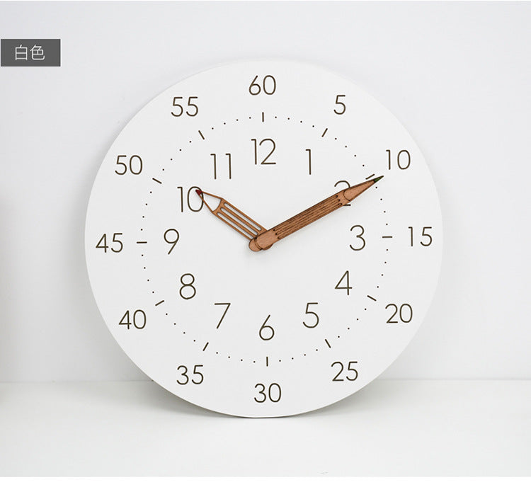 Fun Kids Wall Clock with Quiet Movement