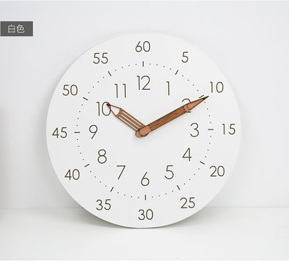 Fun Kids Wall Clock with Quiet Movement