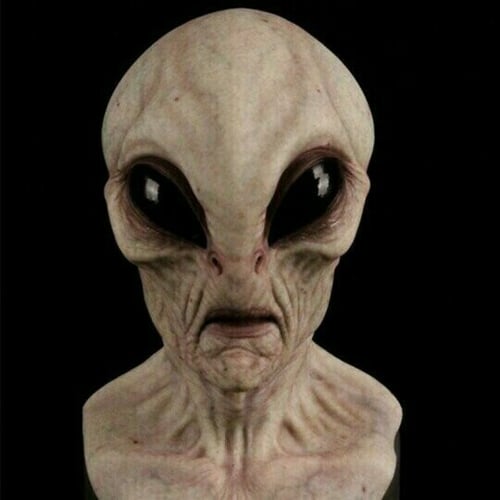 Creepy Alien Latex Mask for Halloween Cosplay
