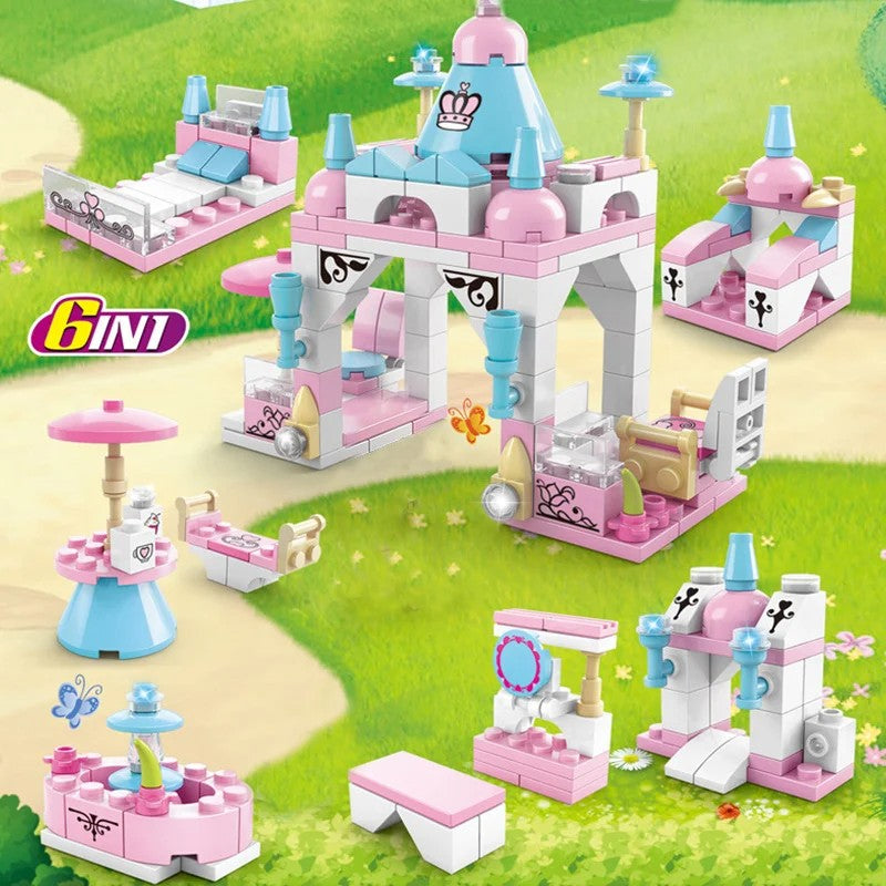 Ultimate 131Pc Mini Castle Building Blocks Set - Halri