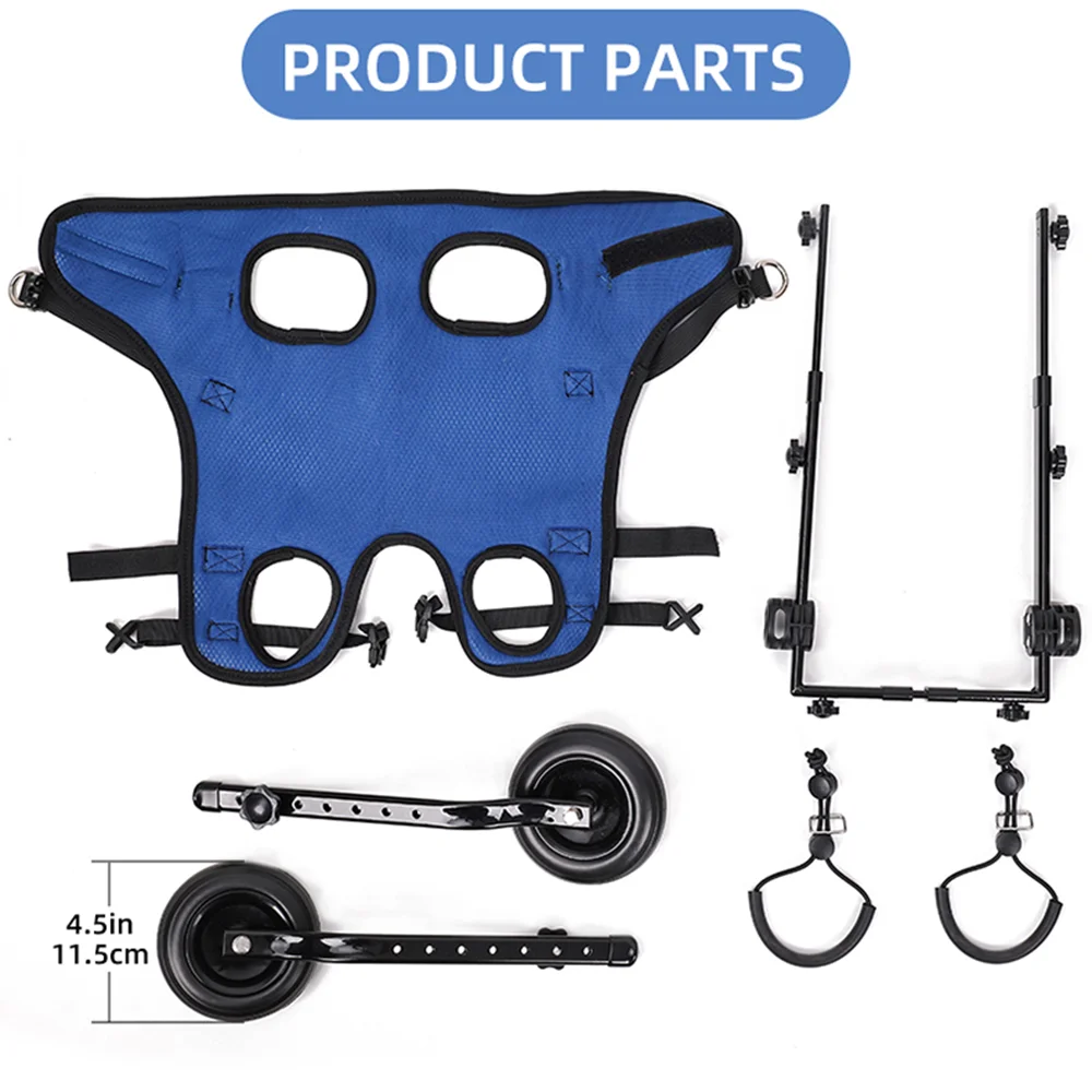 Pet Wheelchair for Dogs with Weak Back Legs Support