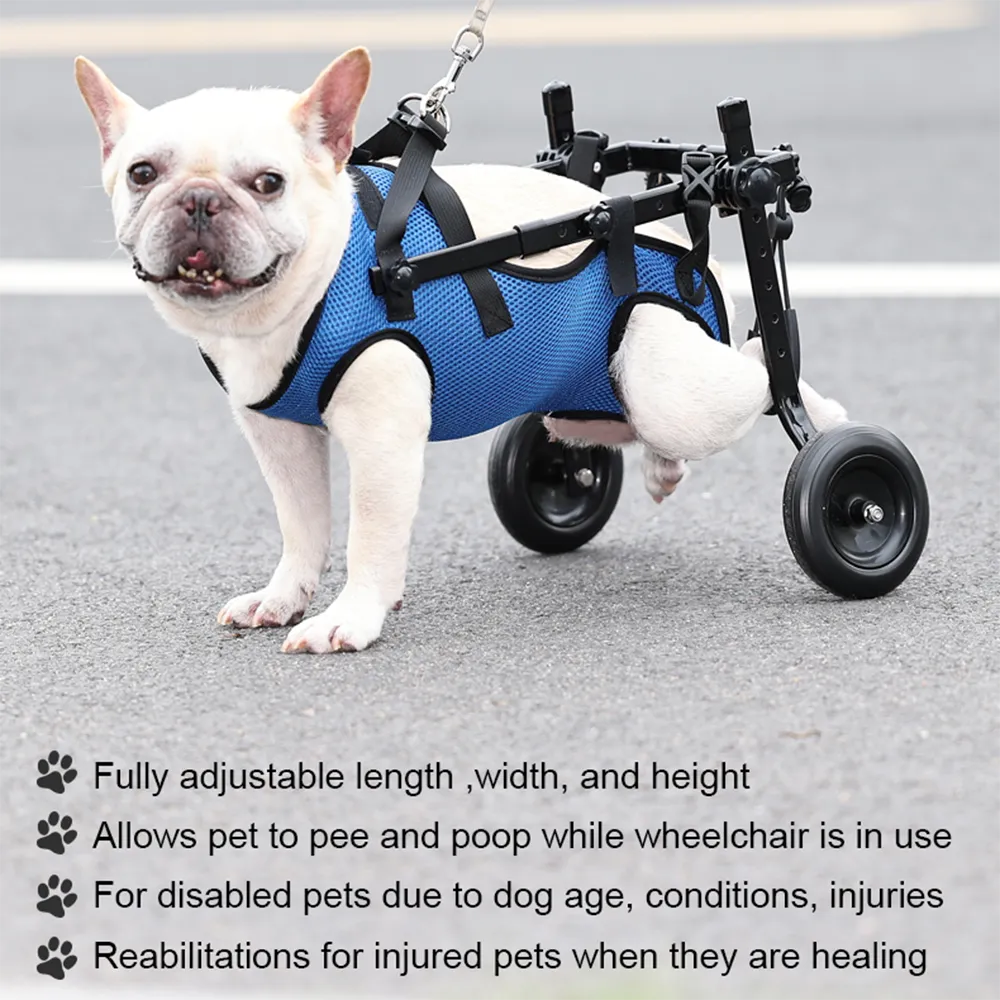 Pet Wheelchair for Dogs with Weak Back Legs Support