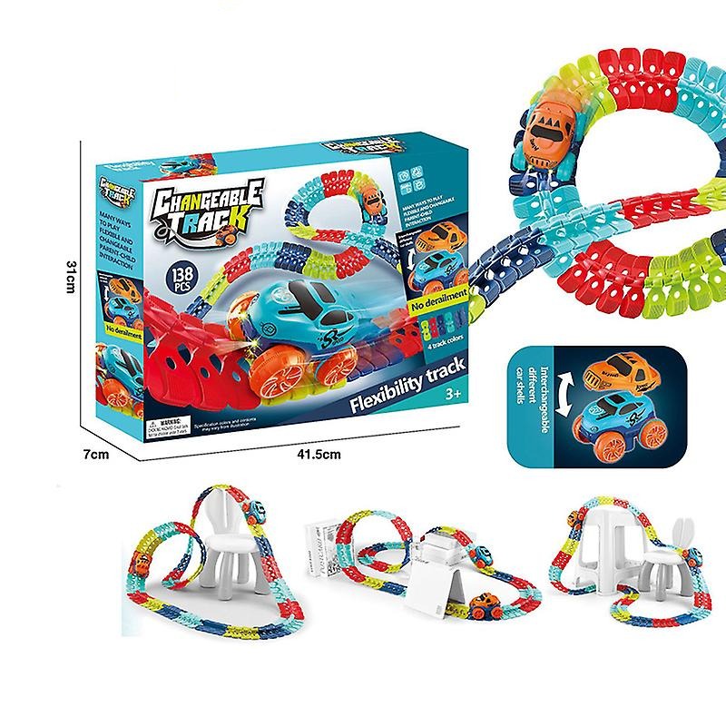 Fun LED Racing Track Set for Kids