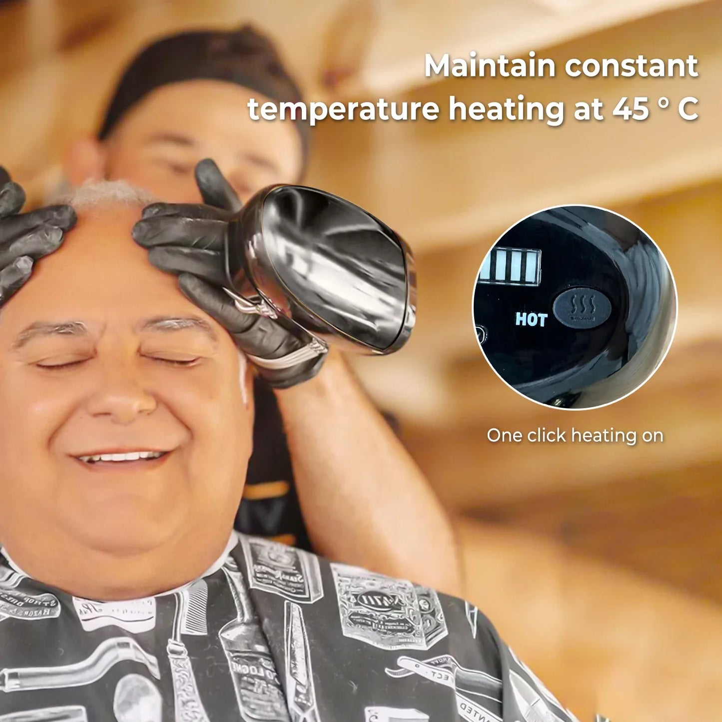 Portable Rechargeable Heat Massage Tool for Neck and Back