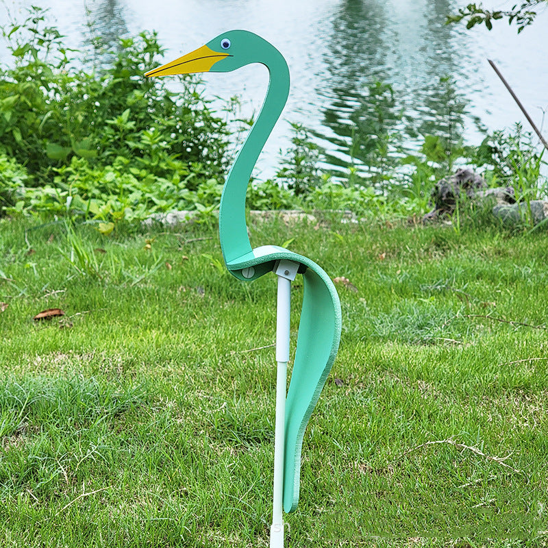 Colorful Pink Flamingo Yard Ornament