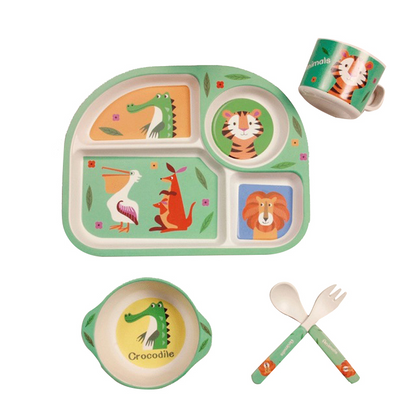 Cute Baby Cloud Tableware Set with Utensils