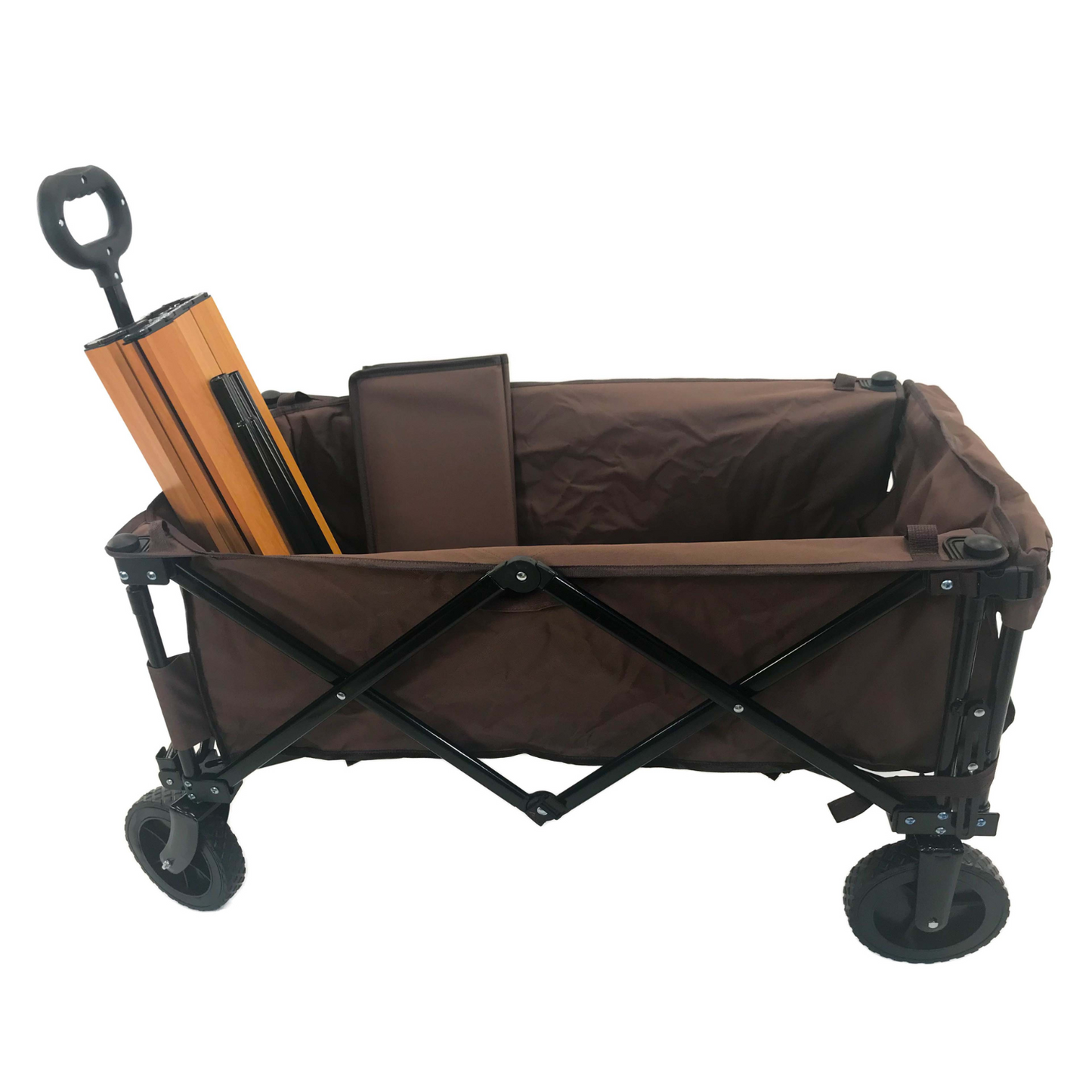 Folding Garden Utility Yard Cart with Wheels