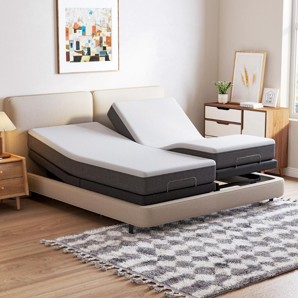 Comfortable Height Adjustable Wireless Bed Frame