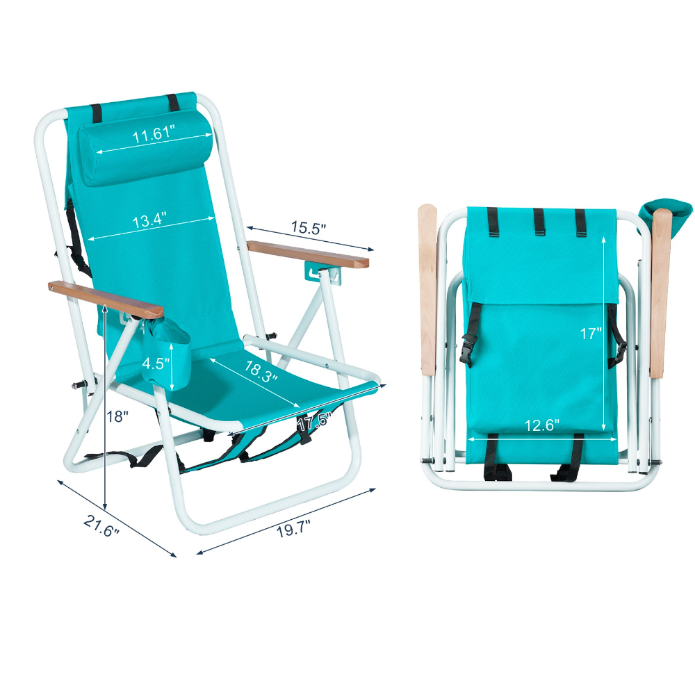 Comfortable Folding Outdoor Beach Recliner Chair