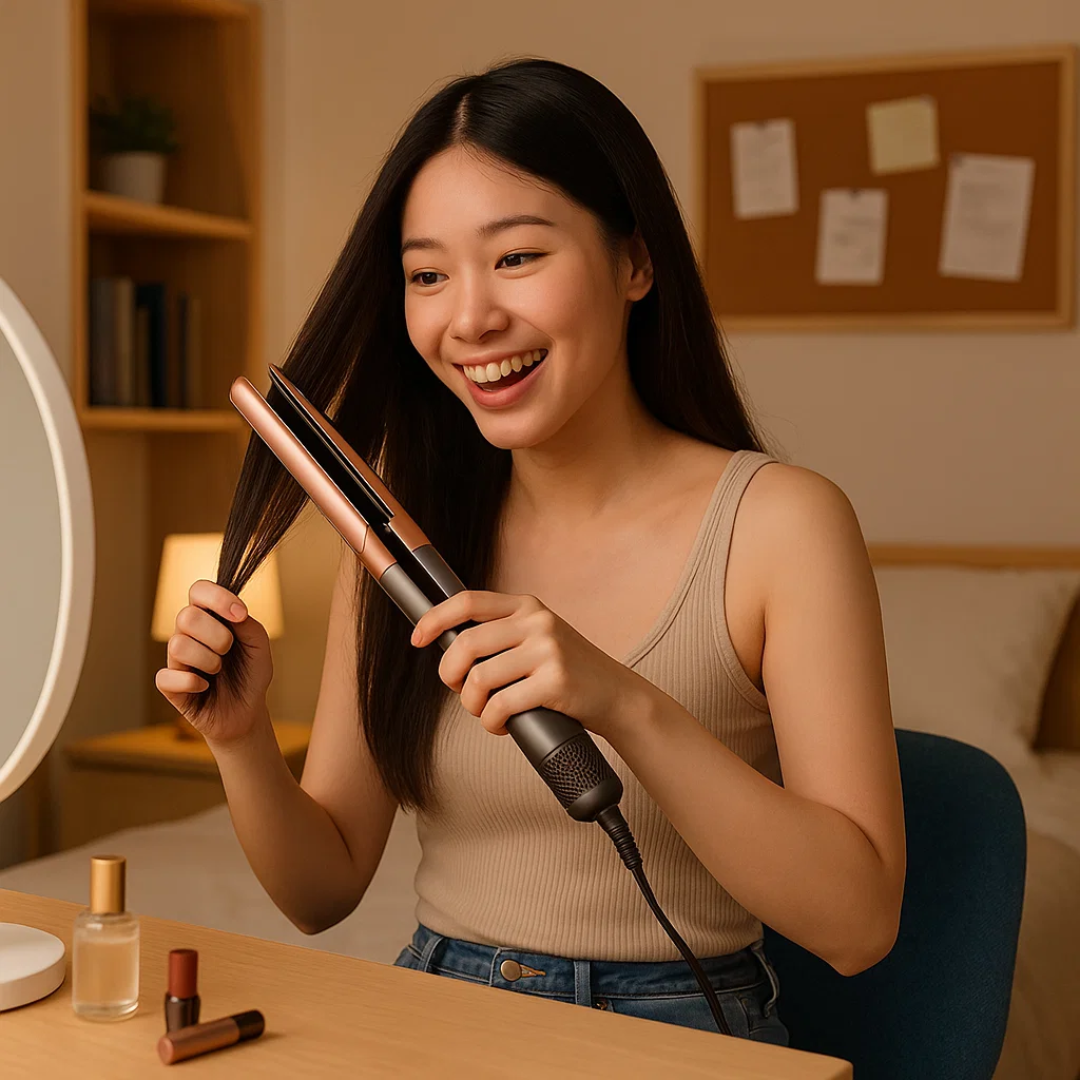 Dual Function Hair Dryer Straightener