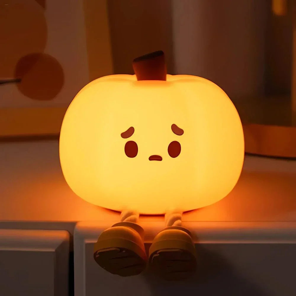 Fun Kids Nightlight - Colorful Silicone Lamp with Rechargeable Battery