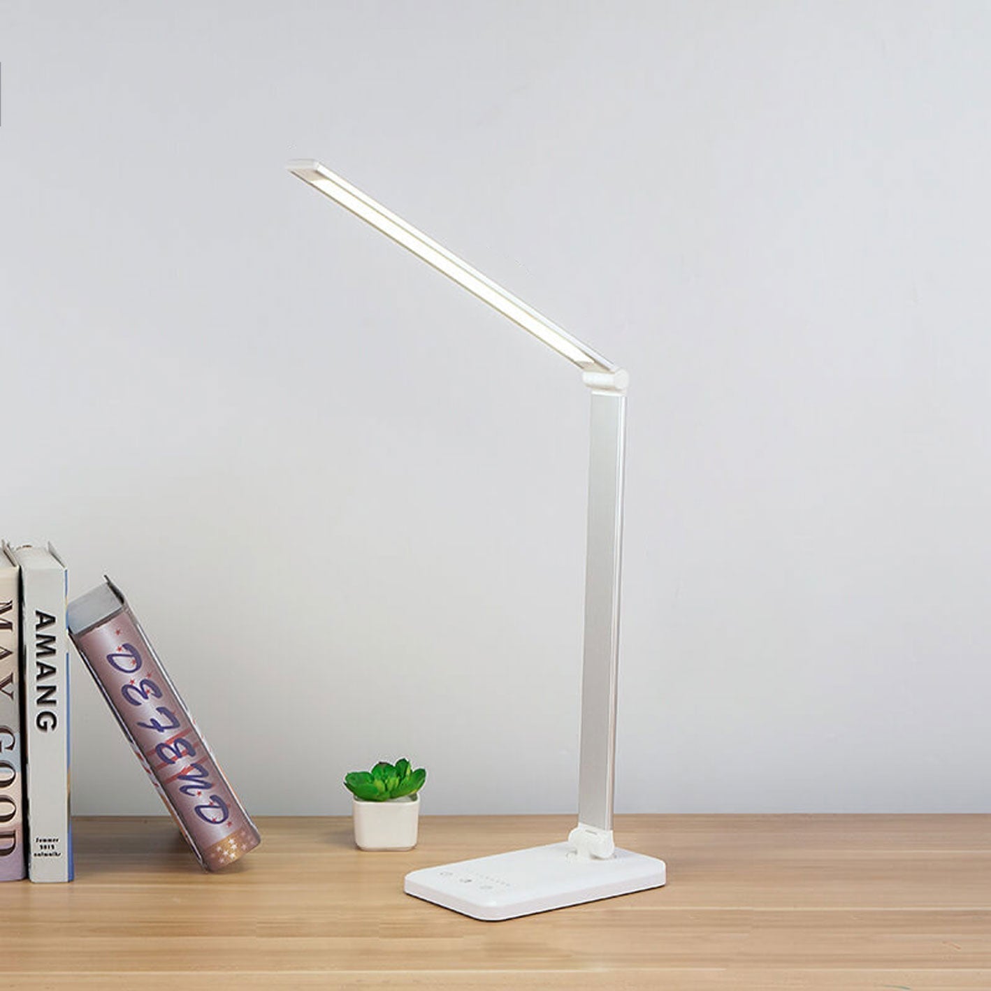 Slim Compact Adjustable LED Table Lamp
