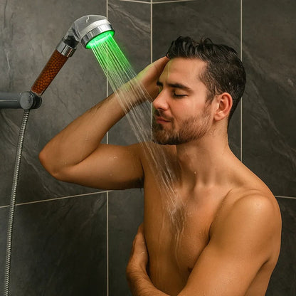 Powerful Shower Head with Boost Spray Nozzles