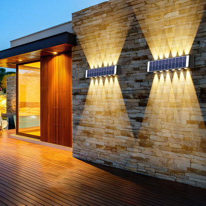 Outdoor Solar Powered LED Wall Light Waterproof