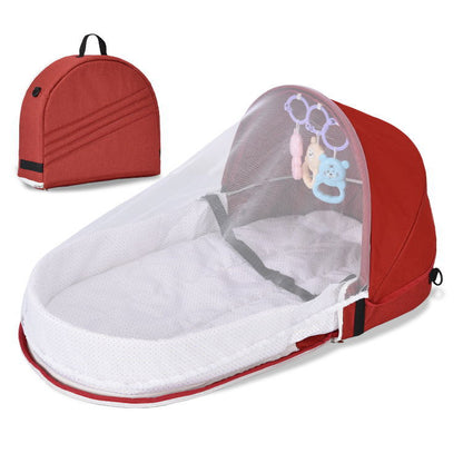 Portable Baby Bed with Mosquito Net Protector - Halri