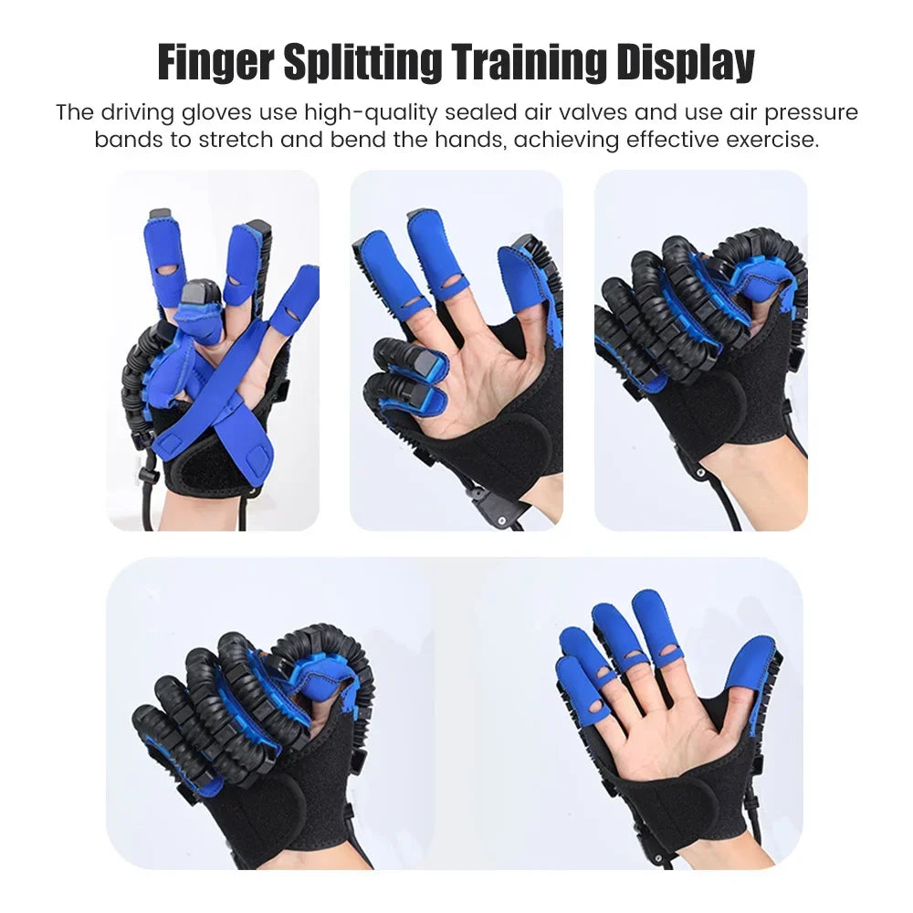 Rehabilitation Robot Gloves for Hand Therapy Exercise