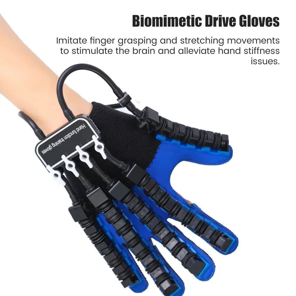 Rehabilitation Robot Gloves for Hand Therapy Exercise
