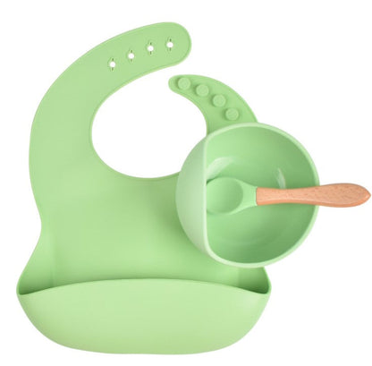 Soft Baby Silicone Feeding Bowl Set