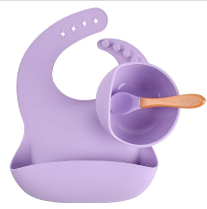 Soft Baby Silicone Feeding Bowl Set