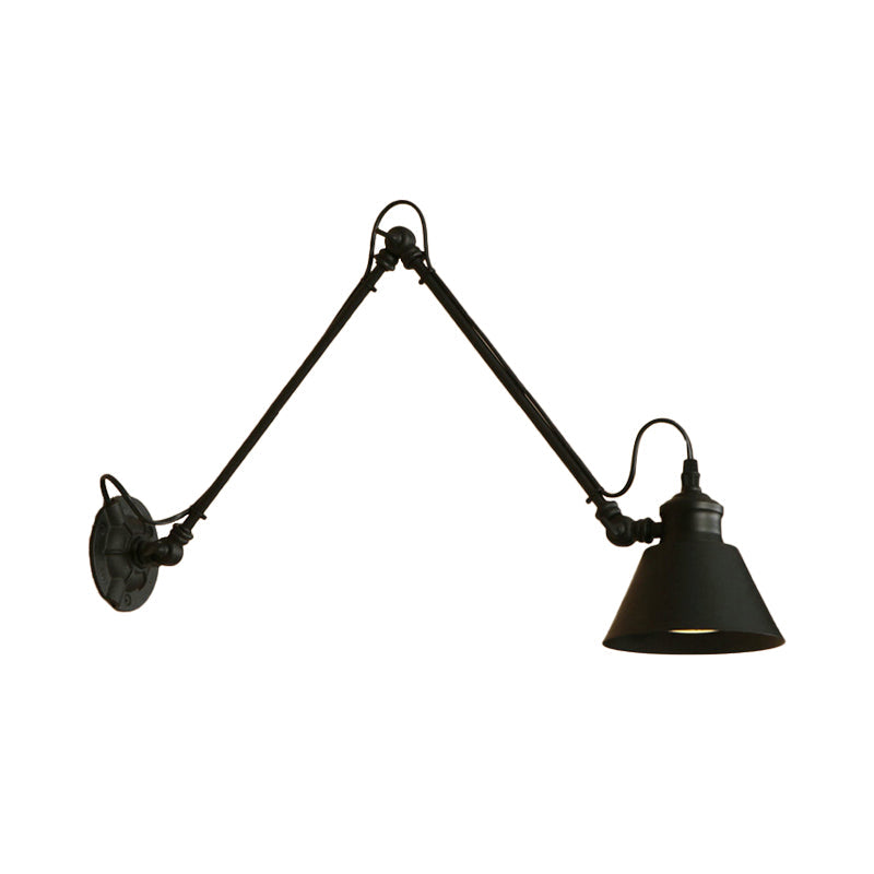 Classic Metal Adjustable Wall Lamp for Home Office - Halri