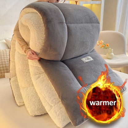 Cozy Plush Fleece Duvet Cover for Winter Warmth