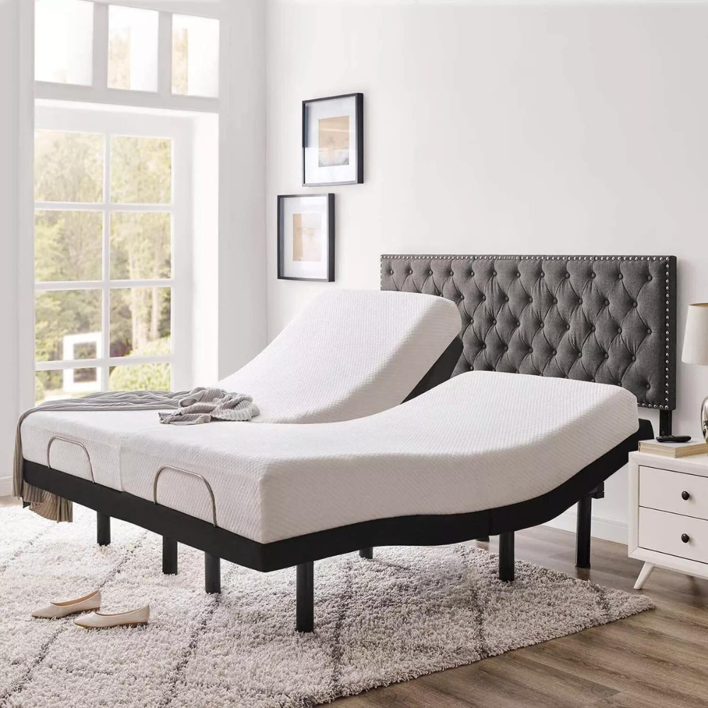Comfortable Height Adjustable Wireless Bed Frame
