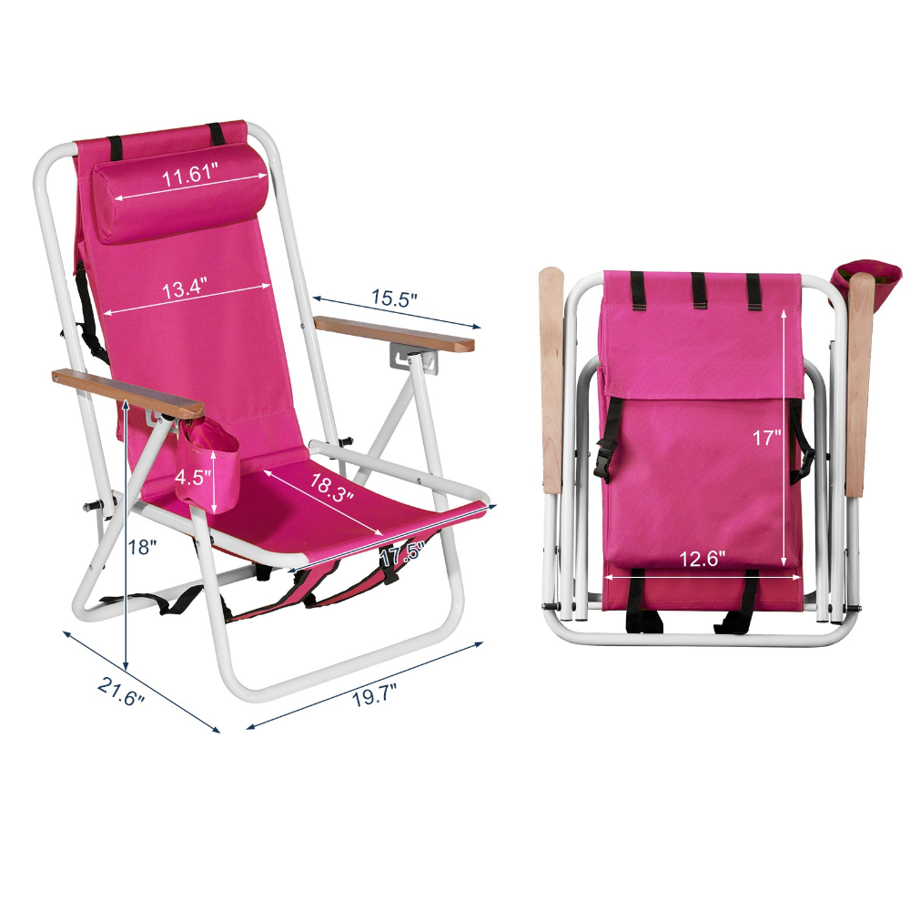 Comfortable Folding Outdoor Beach Recliner Chair