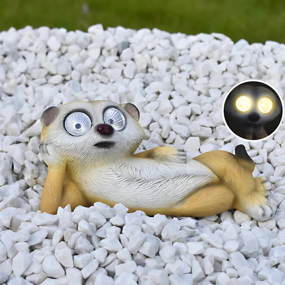 Colorful Meerkat Solar Garden Lights