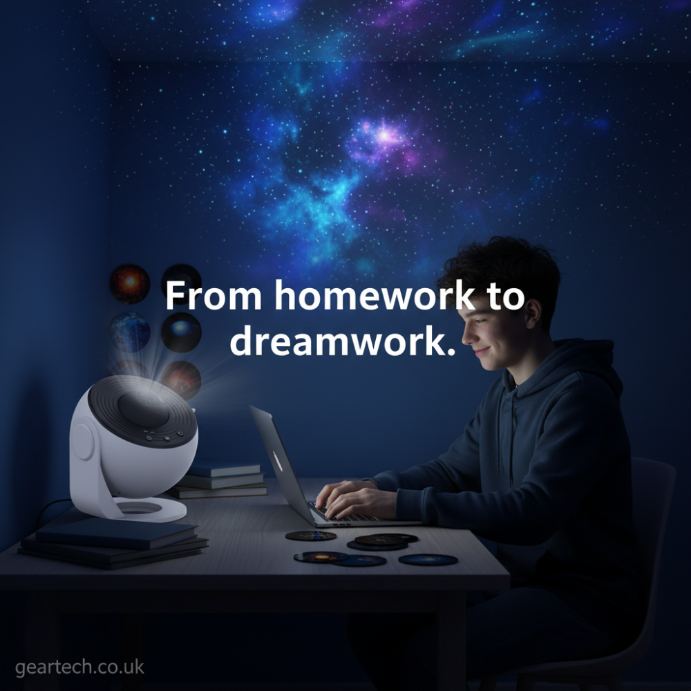 Calming Night Sky Table Lamp for Bedroom Relaxation