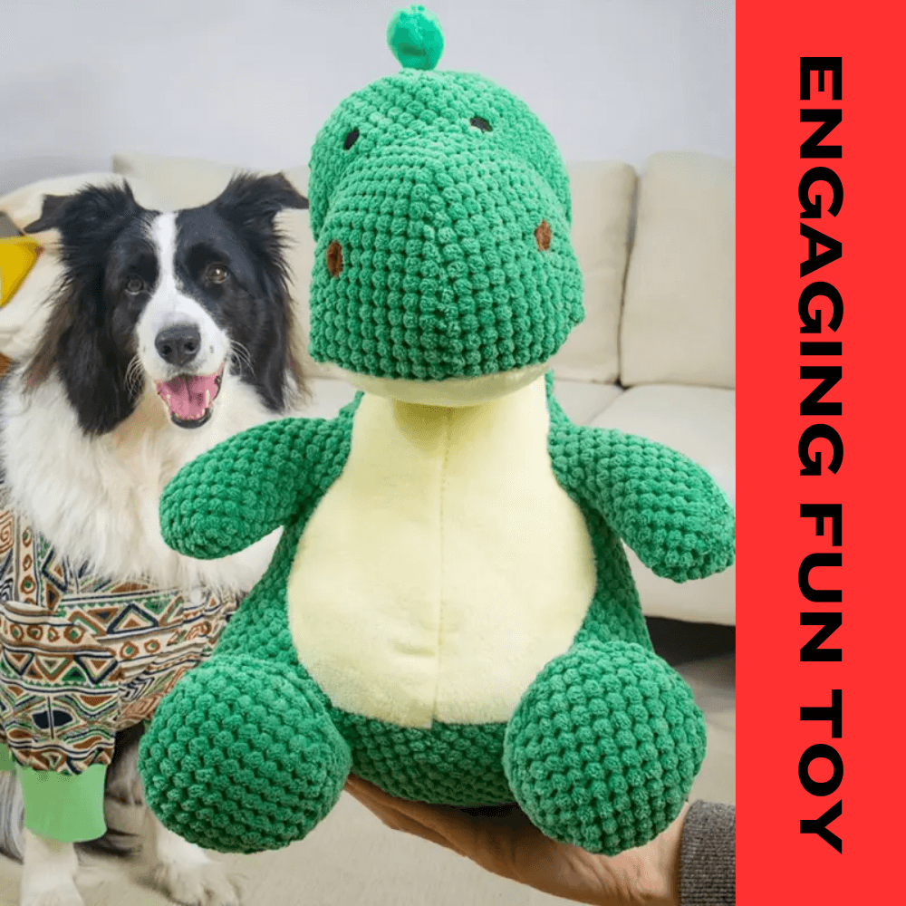 Fun Dinosaur Soft Dog Toy - Halri